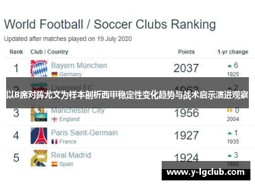 以B席对阵尤文为样本剖析西甲稳定性变化趋势与战术启示演进观察